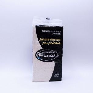 Farina di mais bianca - 2 kg - Mulino Pussini