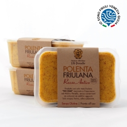 Polenta rossa pronta - "La Rossa" 2pz da 750g -  Molino Persello