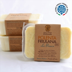 Fertige weiße Polenta – „La Bianca“ 2 Stück à 750 g – Molino Persello