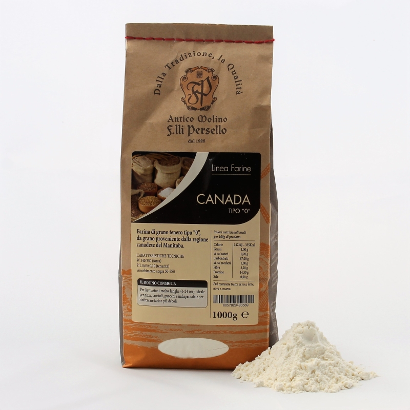 Canada 2pz da 750g - Farina di grano tenero tipo "0" Molino Persello-Bottega del Friuli