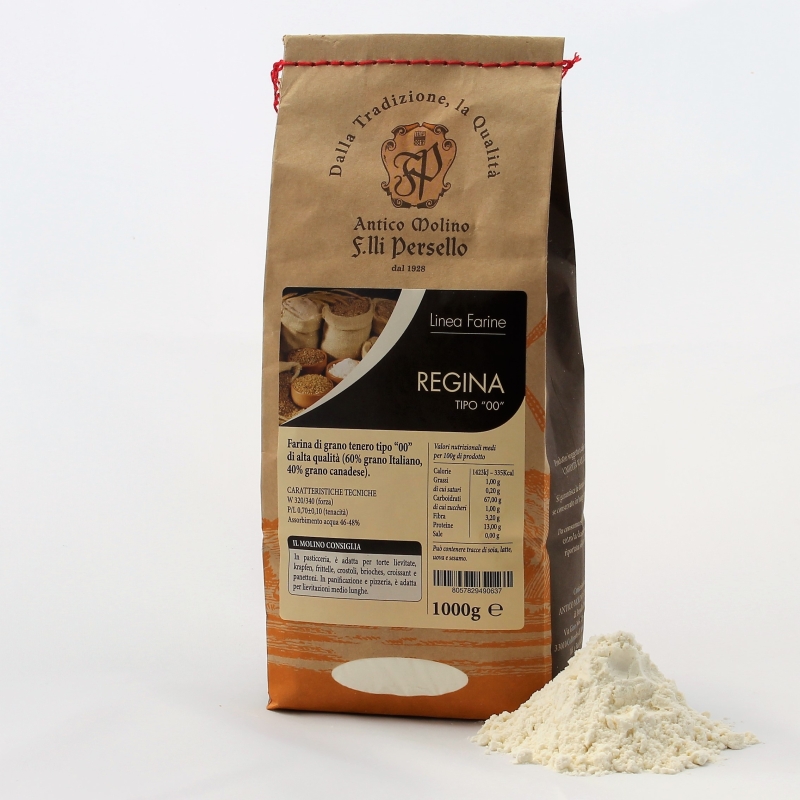 Regina 2pz da 750g - Farina di grano tenero tipo "00" Molino Persello-Bottega del Friuli