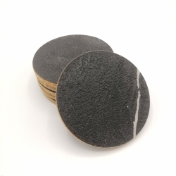 Cork and black marble coasters - Fabris Solutions