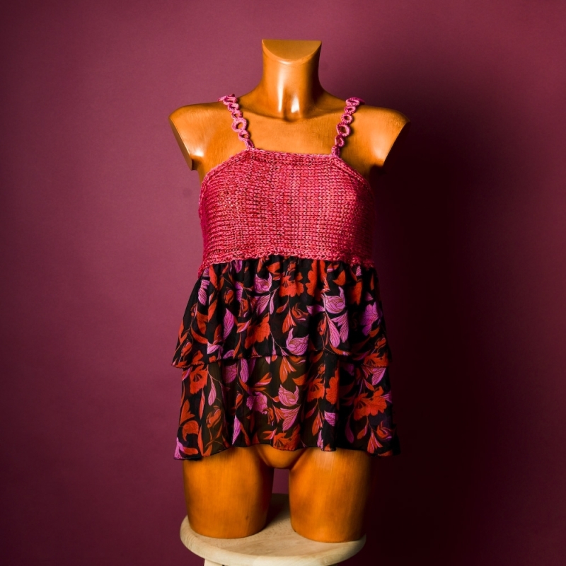 Top da Donna Fucsia - Wool Style