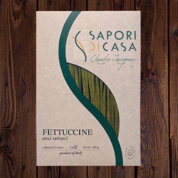 Fettuccine agli spinaci - Sapori di Casa di Claudio Jacoponi-Bottega del Friuli