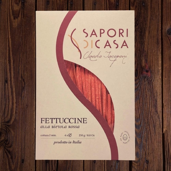 Fettuccine alla bietola rossa - Sapori di Casa di Claudio Jacoponi-Bottega del Friuli