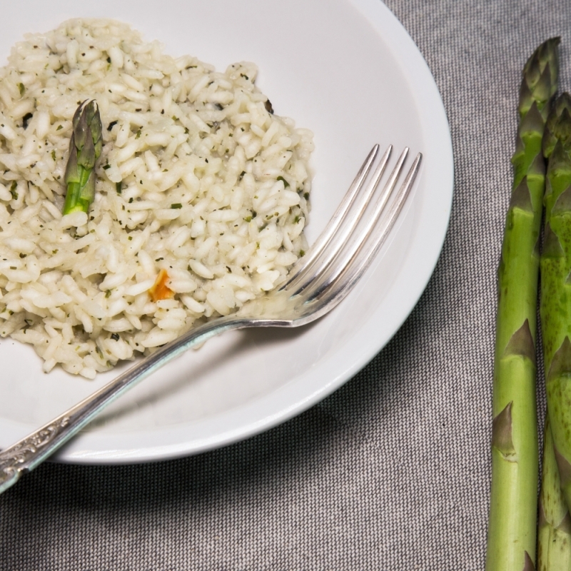 Risotto agli asparagi - Tissi