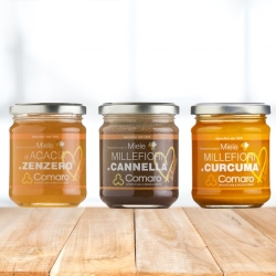 Honey trio cinnamon, ginger, turmeric | Comaro