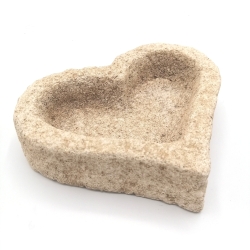 Small Stone Heart Tray - Fabris Solutions