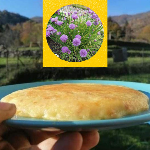 Frico aromatizzato all'erba Cipollina - Cucina delle Valli