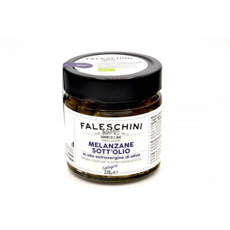 Melanzane sott'olio extravergine di oliva BIO - Faleschini