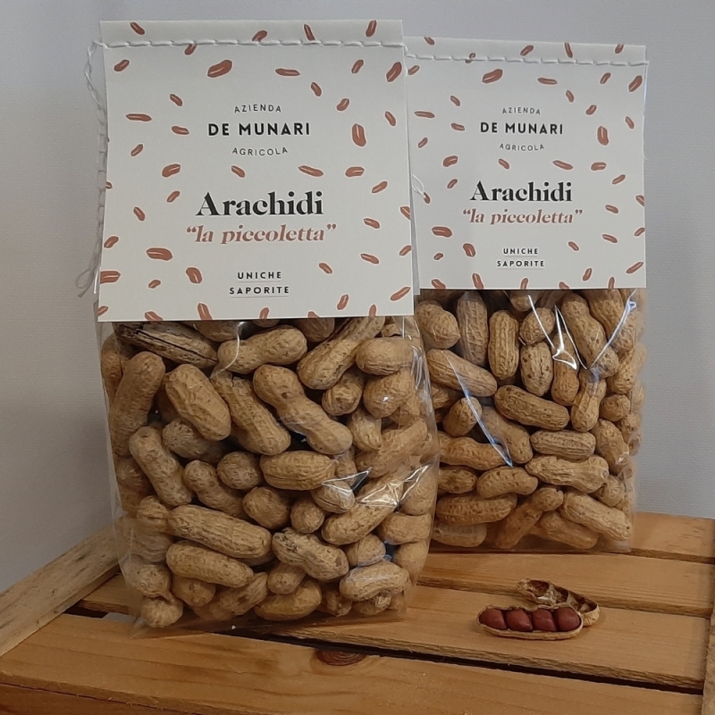 Arachide in guscio “La piccoletta”  2 confezioni - Azienda Agricola De Munari -Bottega del Friuli