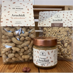 1 shelled peanut, 1 peanut in shell and 1 peanut cream - Azienda Agricola De Munari