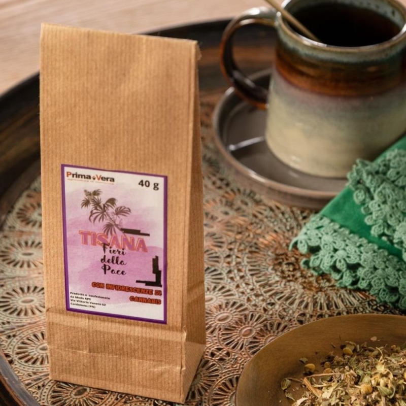 Peace Flowers Herbal Tea with Cannabis! - PrimaVera