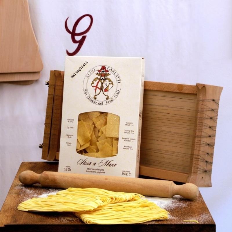 Auswahl an handwerklich hergestellter Pasta – Boutique Garlatti