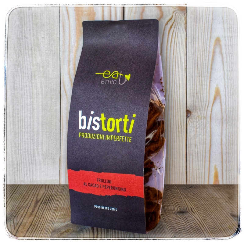 Bistorti biscuits with cocoa and chilli pepper - 2 pcs - Hattiva Lab