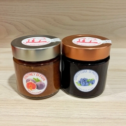 Chutney di Fichi e cipolla e Confettura di Mirtilli - L'Acero Rosso 