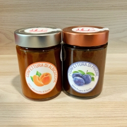 Apricot Jam and Plum Jam - L'Acero Rosso