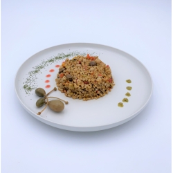 Insalatina fredda di farro e verdure - Gustochef