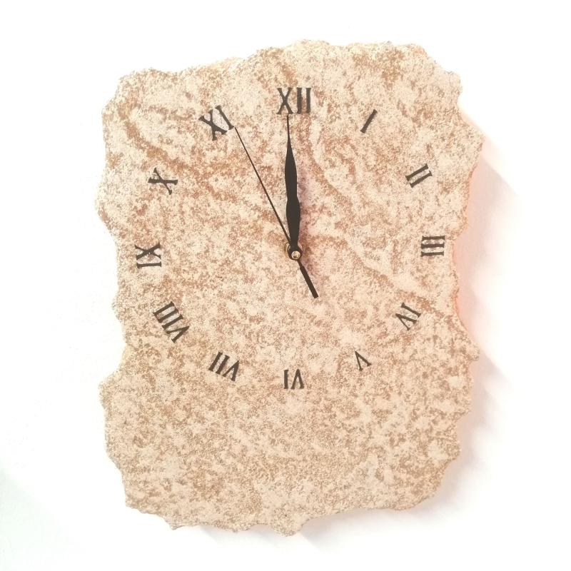 Orologio da parete Pietra Crema - Fabris Solutions - Complementi d'Arredo - Bottega del Friuli