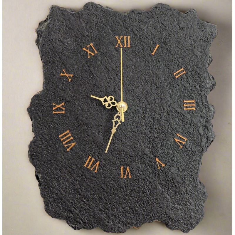 Orologio da parete Pietra Nera - Fabris Solutions - Complementi d'Arredo - Bottega del Friuli