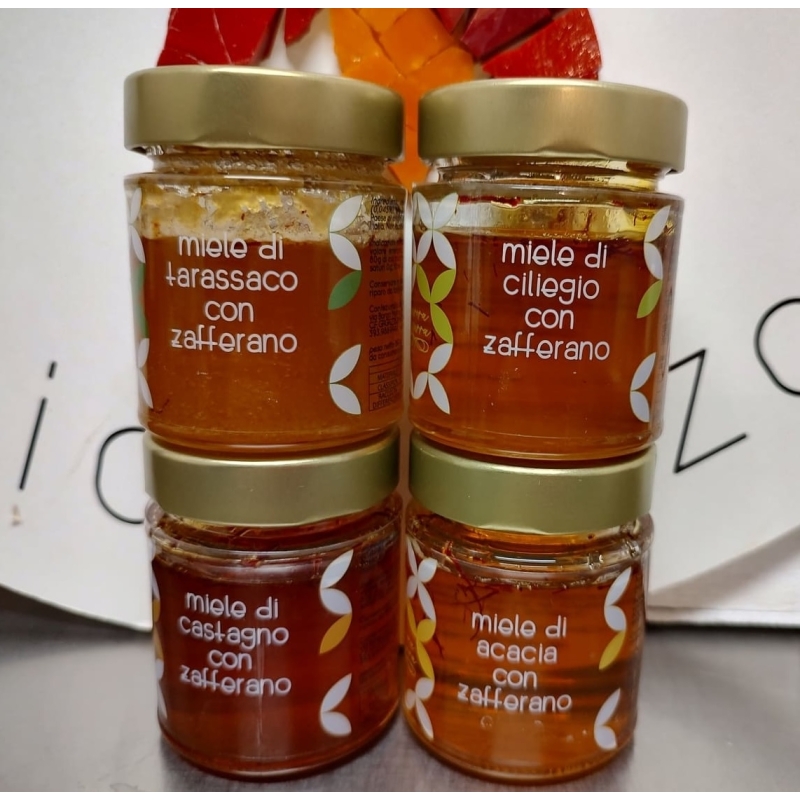 Miele di Acacia e Zafferano - Aurora Azzurra - Miele e Zuccheri - Bottega del Friuli