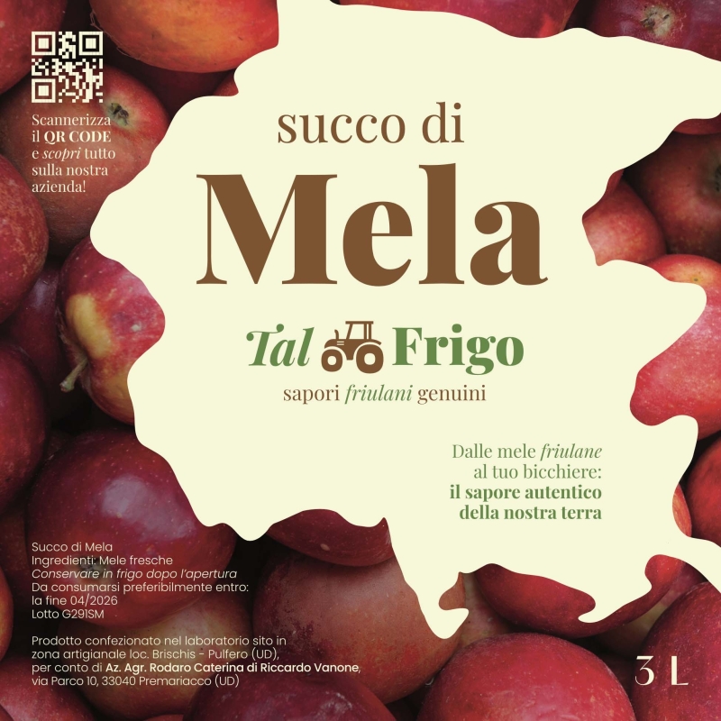 Succo di mela - Tal frigo - Succhi e Sciroppi - Bottega del Friuli