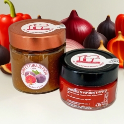 Confettura Extra di Fichi e Composta di peperoni e cipolla - L'Acero Rosso