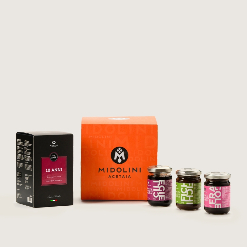 BOX EMOZIONI BALSAMICHE - Acetaia Midolini - Idee Regalo - Bottega del Friuli