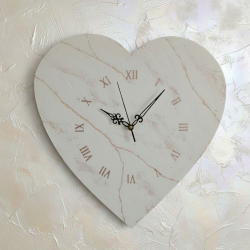 Orologio da parete Cuore di Marmo - Fabris Solutions
