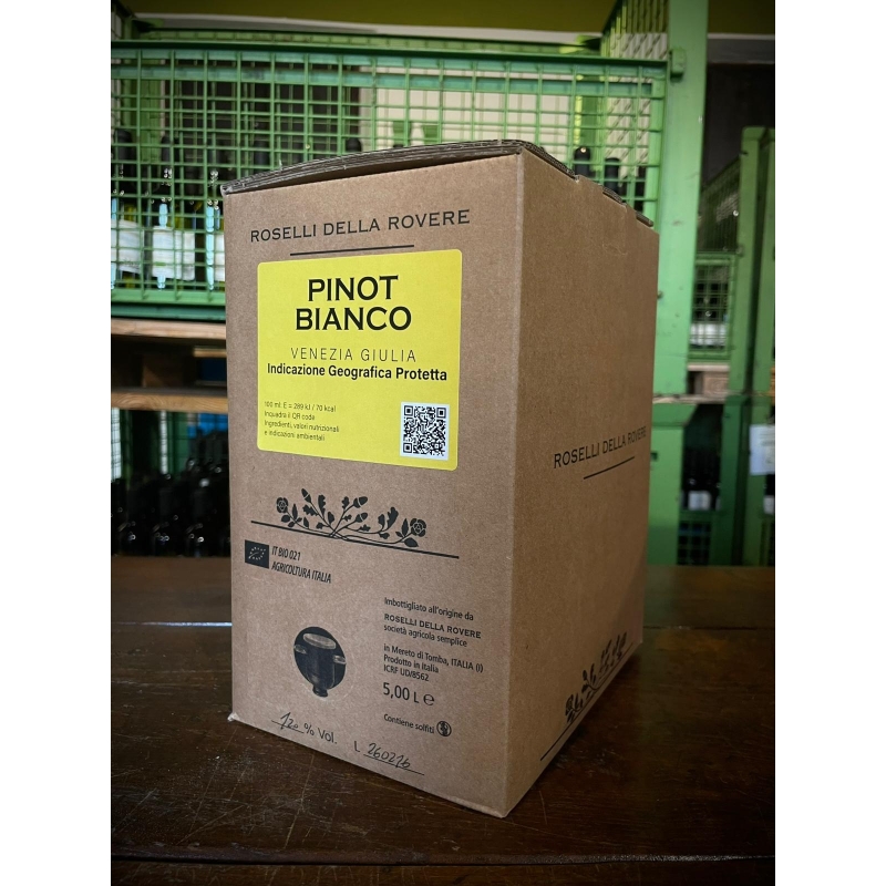 Pinot Bianco Venezia Giulia IGT – Bag-in-box da 5lt – Roselli della Rovere