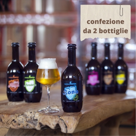 B.O.N.A. “Blond Original New Ale” - Birra Foràn
 Capacità-0,33 L - vetro Confezione da-2 bottiglie