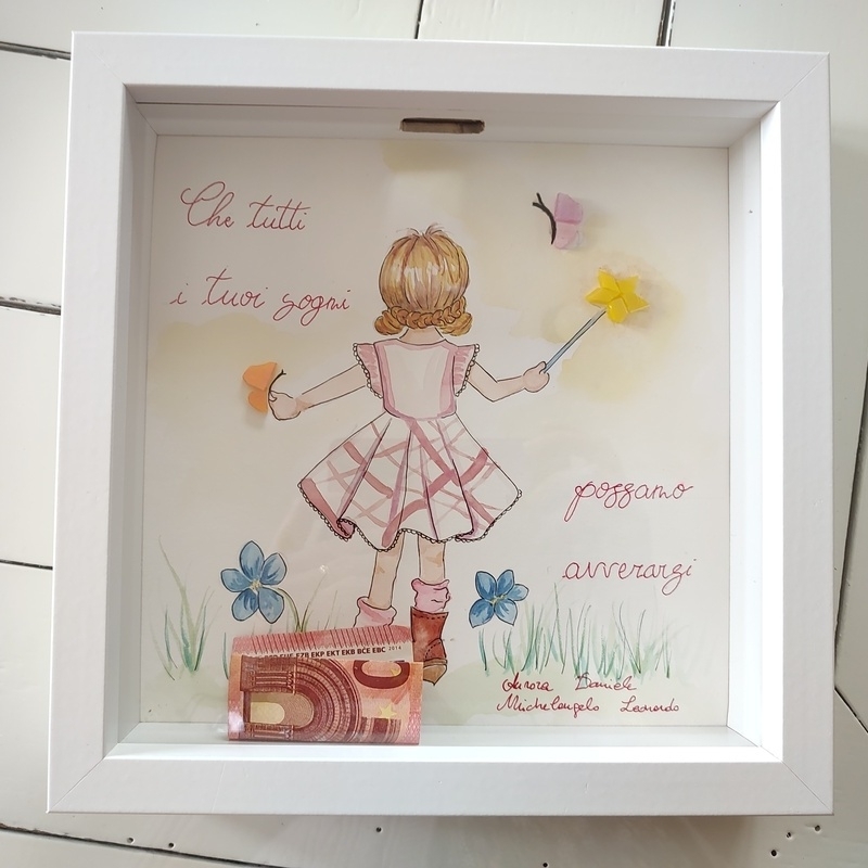 Salvadanaio Unicorno Personalizzato Con Nome - Ceramica Rosa Con Cappuccio Estrazione Monete - Foto 2